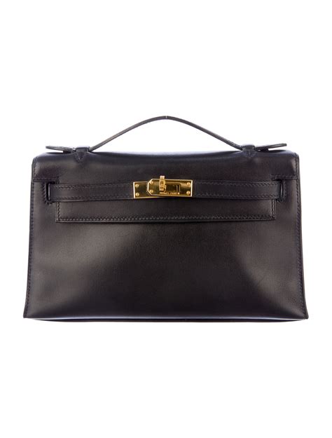 hermes pochette bag|hermes kelly pochette black.